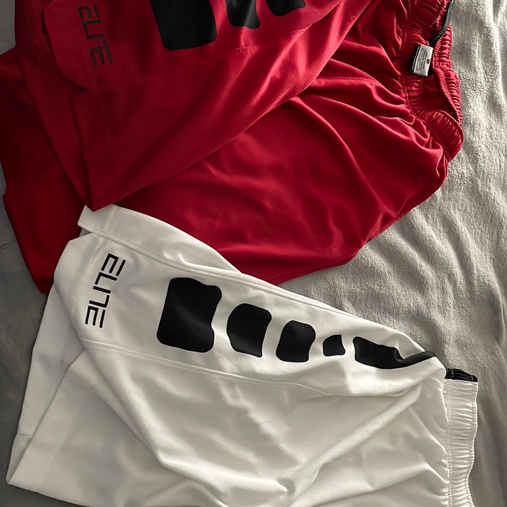 Two boys XL Nike elite shorts